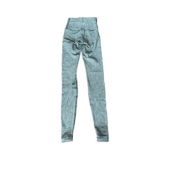 Lululemon Wunder Under  Pant (Roll Down) Coco Pique Fuel Green Size 2 - Picture 3 of 9